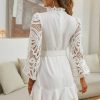 Robe Blanche Dentelle Champêtre – Image 5