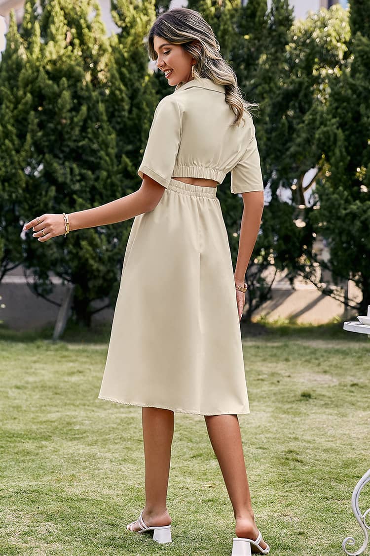 Robe Fille Heirlooms Crème Avec Noeud Doré - Taille 3-4 Ans - Très Bon état