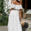 Robe Longue Blanche Champêtre – Image 3